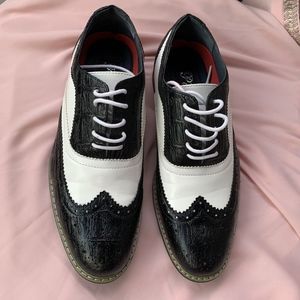 Parrazo Men Dress Shoes Wingtip Oxford Lined Lace Up  Size 7